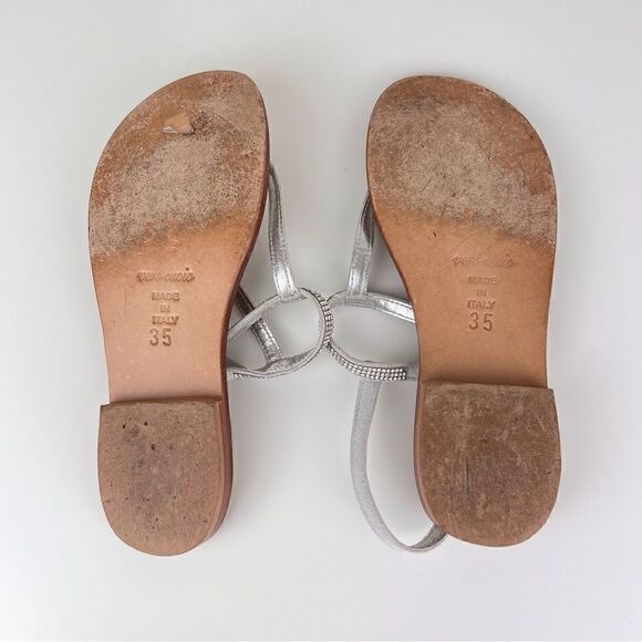 Vero Cuoio Italian Leather Capri Sandals Size 35 - Picture 5 of 7